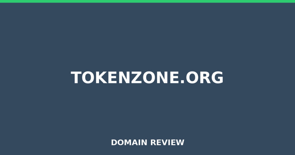 TOKENZONE.ORG review 2026 - Domain review placeholder image for tokenzone.org