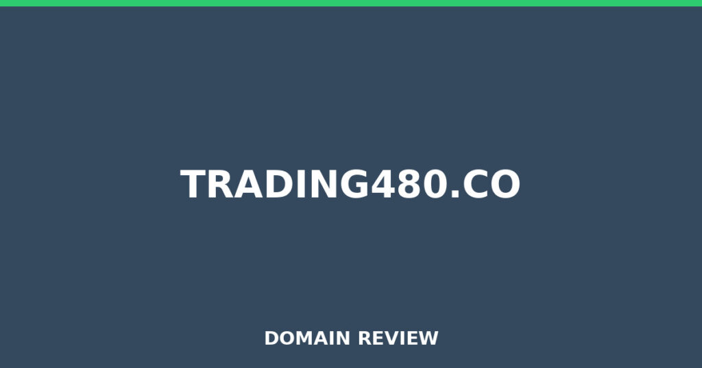 TRADING480.CO review 2026 - Domain review placeholder image for trading480.co