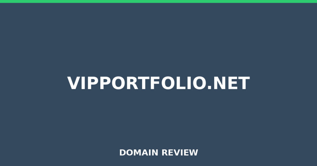 VIPPORTFOLIO.NET review 2026 - Domain review placeholder image for vipportfolio.net
