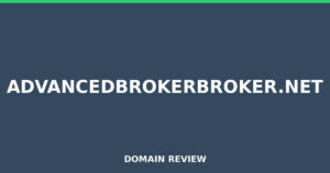 advancedbrokerbroker.net 2026 Review – Legitimacy Check