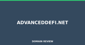 advanceddefi.net 2026 Review – Legitimacy Check