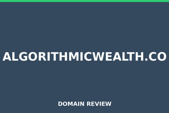 ALGORITHMICWEALTH.CO review 2026 - Domain review placeholder image for algorithmicwealth.co