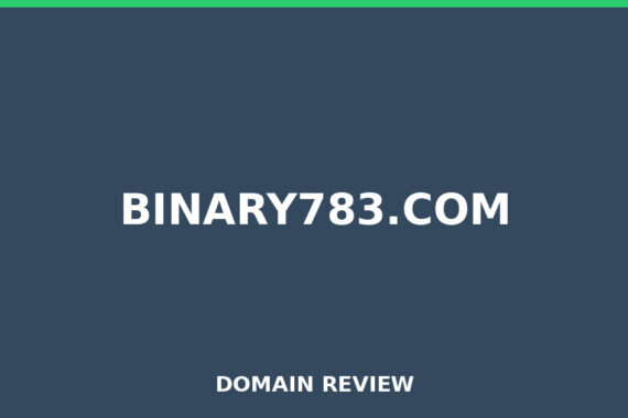 BINARY783.COM review 2026 - Domain review placeholder image for binary783.com