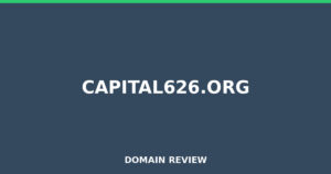 capital626.org Review 2026 – Detailed Analysis
