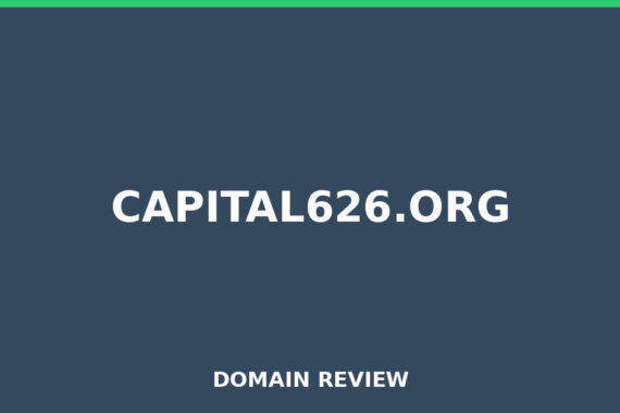 CAPITAL626.ORG review 2026 - Domain review placeholder image for capital626.org