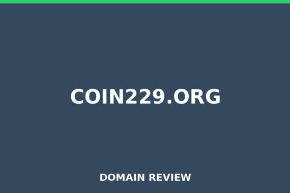 COIN229.ORG review 2026 - Domain review placeholder image for coin229.org