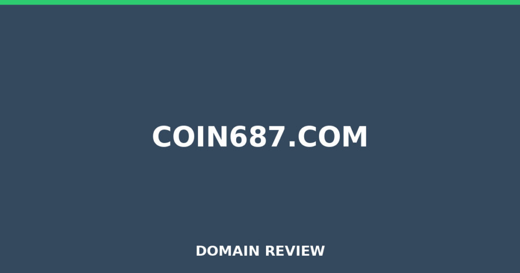 COIN687.COM review 2026 - Domain review placeholder image for coin687.com