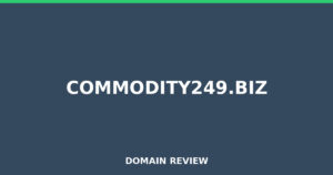 commodity249.biz 2026 Review – Legitimacy Check
