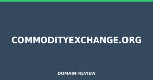 commodityexchange.org Review 2026 – Detailed Analysis