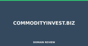commodityinvest.biz 2026 Review – Legitimacy Check