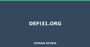 defi31.org 2026 Review – Legitimacy Check