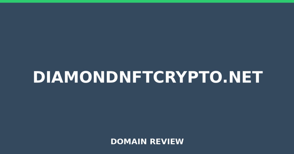 DIAMONDNFTCRYPTO.NET review 2026 - Domain review placeholder image for diamondnftcrypto.net