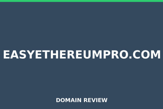 EASYETHEREUMPRO.COM review 2026 - Domain review placeholder image for easyethereumpro.com