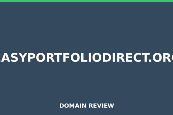 EASYPORTFOLIODIRECT.ORG review 2026 - Domain review placeholder image for easyportfoliodirect.org