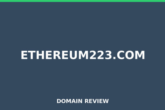 ETHEREUM223.COM review 2026 - Domain review placeholder image for ethereum223.com