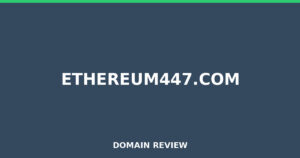 ethereum447.com 2026 Review – Legitimacy Check