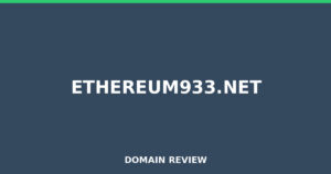 ethereum933.net 2026 Review – Legitimacy Check