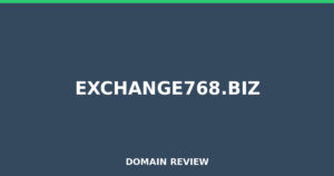 exchange768.biz Review 2026 – Detailed Analysis