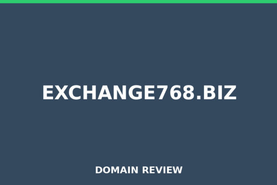 EXCHANGE768.BIZ review 2026 - Domain review placeholder image for exchange768.biz