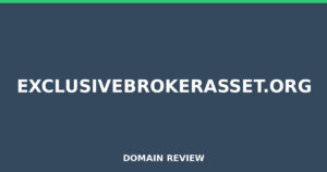 exclusivebrokerasset.org Review 2026 – Detailed Analysis