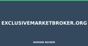 exclusivemarketbroker.org Review 2026 – Detailed Analysis