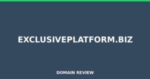 exclusiveplatform.biz Review 2026 – Detailed Analysis