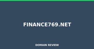 finance769.net 2026 Review – Legitimacy Check