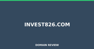 invest826.com Review 2026 – Detailed Analysis