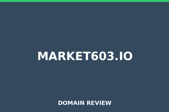 MARKET603.IO review 2026 - Domain review placeholder image for market603.io