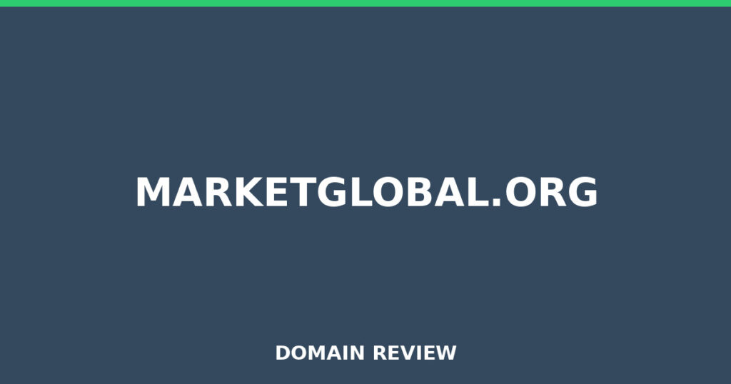 MARKETGLOBAL.ORG review 2026 - Domain review placeholder image for marketglobal.org