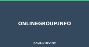 onlinegroup.info Review 2026 – Detailed Analysis