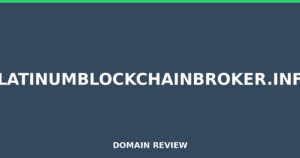 platinumblockchainbroker.info 2026 Review – Legitimacy Check