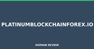 platinumblockchainforex.io Review 2026 – Detailed Analysis