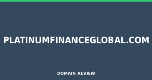 platinumfinanceglobal.com Review 2026 – Detailed Analysis