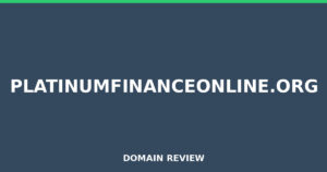 platinumfinanceonline.org Review 2026 – Detailed Analysis