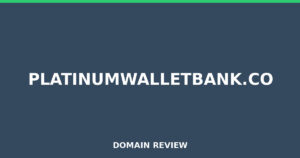 platinumwalletbank.co Review 2026 – Detailed Analysis