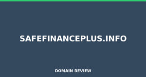safefinanceplus.info Review 2026 – Detailed Analysis