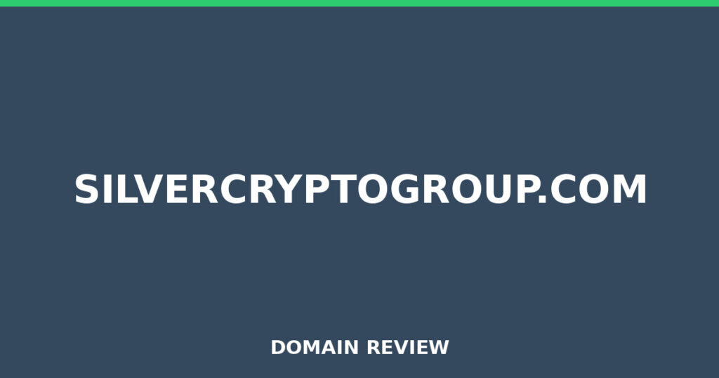 SILVERCRYPTOGROUP.COM review 2026 - Domain review placeholder image for silvercryptogroup.com