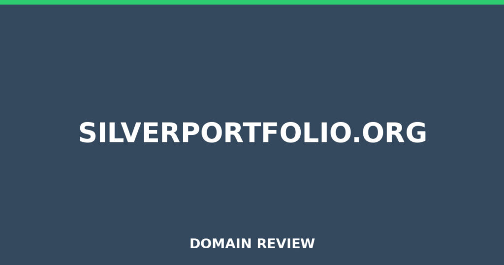 SILVERPORTFOLIO.ORG review 2026 - Domain review placeholder image for silverportfolio.org