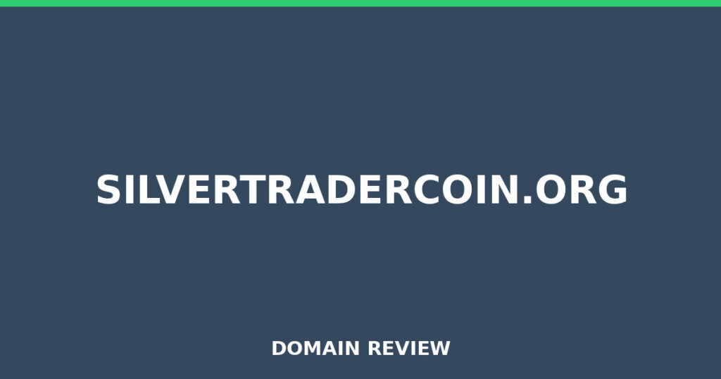SILVERTRADERCOIN.ORG review 2026 - Domain review placeholder image for silvertradercoin.org