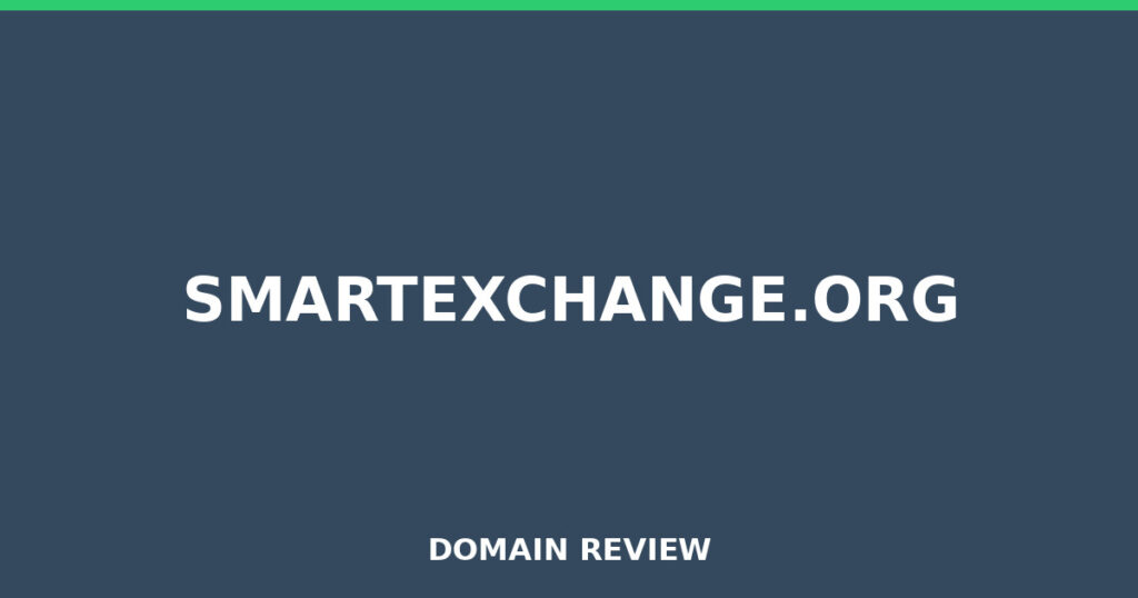 SMARTEXCHANGE.ORG review 2026 - Domain review placeholder image for smartexchange.org