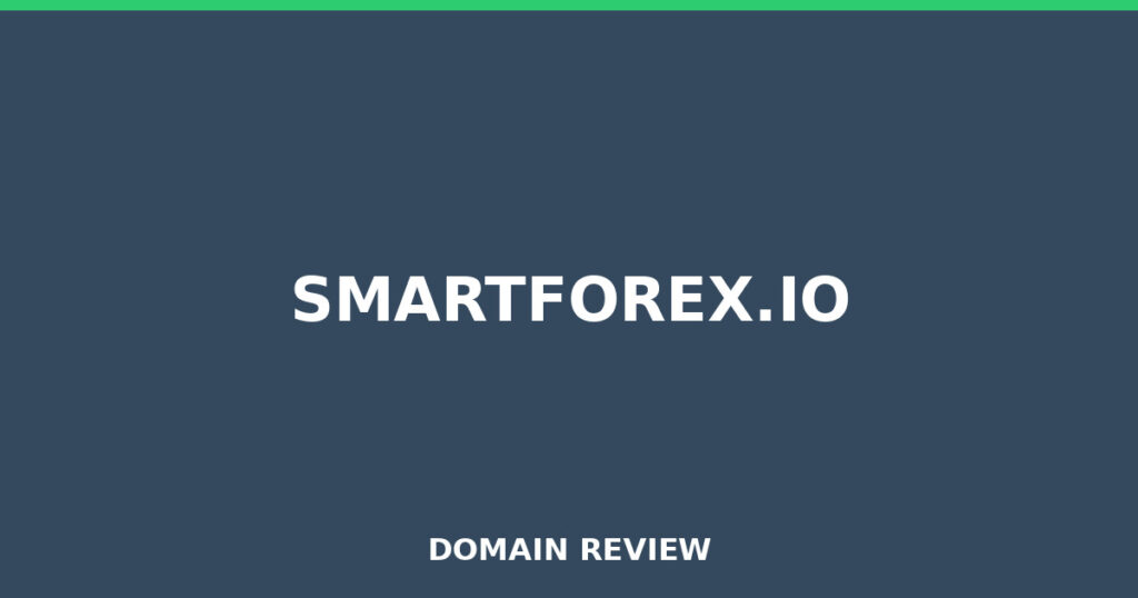 SMARTFOREX.IO review 2026 - Domain review placeholder image for smartforex.io