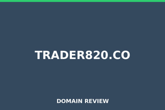 TRADER820.CO review 2026 - Domain review placeholder image for trader820.co