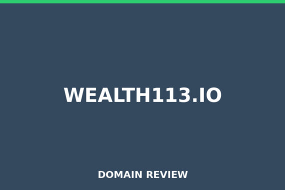 WEALTH113.IO review 2026 - Domain review placeholder image for wealth113.io