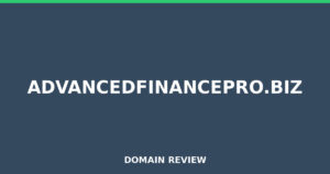 advancedfinancepro.biz 2026 Review – Legitimacy Check