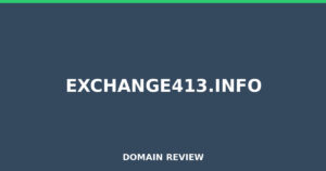 exchange413.info 2026 Review – Legitimacy Check