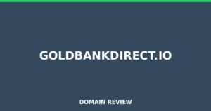 goldbankdirect.io Review 2026 – Detailed Analysis