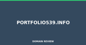 portfolio539.info Review 2026 – Detailed Analysis