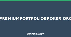 premiumportfoliobroker.org 2026 Review – Legitimacy Check