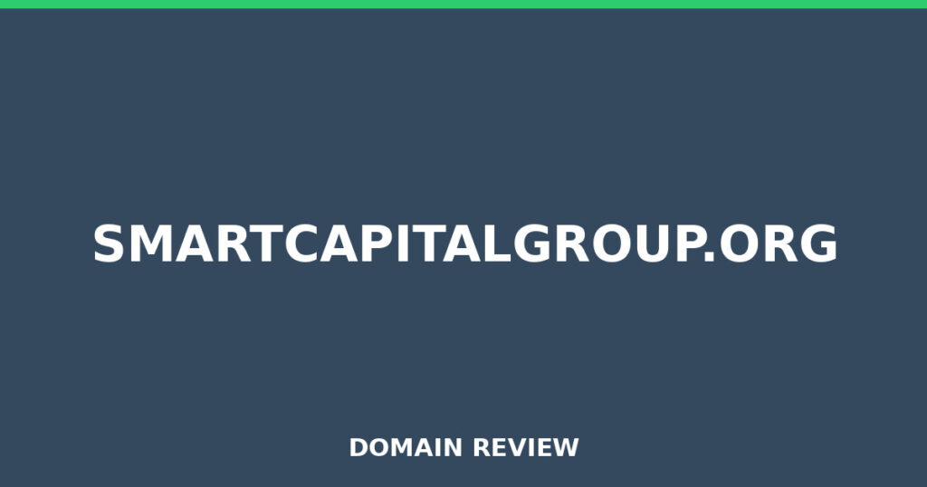 SMARTCAPITALGROUP.ORG review 2026 - Domain review placeholder image for smartcapitalgroup.org